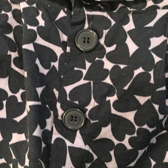 H&M Printed Heart Tie-front Skirt - Size 10 - Picture 3 of 6